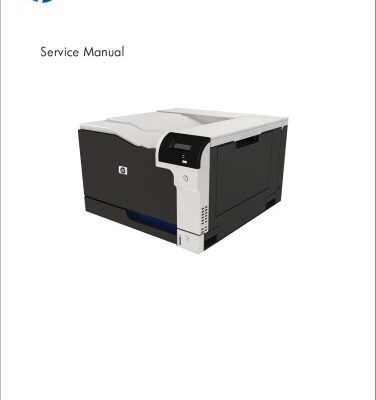 خرید و دانلود نسخه کامل کتاب HP Color LaserJet CP5220 Series Printer Service Manual