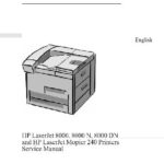 خرید و دانلود نسخه کامل کتاب HP LaserJet 8000, 8000 N, 8000 DN and HP LaserJet Mopier 240 Printers Service Manual