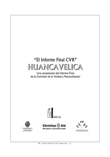 خرید و دانلود نسخه کامل کتاب Huancavelica: El Informe Final CVR. Una compilación del Informe Final de la Comisión de la Verdad y Reconciliación_68c0685e69eb0.jpeg خرید و دانلود نسخه کامل کتاب Huancavelica: El Informe Final CVR. Una compilación del Informe Final de la Comisión de la Verdad y Reconciliación