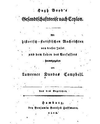 خرید و دانلود نسخه کامل کتاب Hugh Boyd’s Gesandtschaftsreise nach Ceylon : Mit historisch-statistischen Nachrichten von dieser Insel und dem Leben des Verfassers