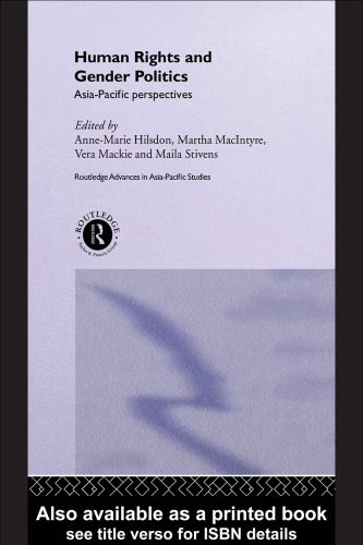 خرید و دانلود نسخه کامل کتاب Human Rights and Gender Politics: Asia Pacific Perspectives (Routledge Advances in Asia-Pacific Studies, 5)_68c97545d8771.jpeg خرید و دانلود نسخه کامل کتاب Human Rights and Gender Politics: Asia Pacific Perspectives (Routledge Advances in Asia-Pacific Studies, 5)