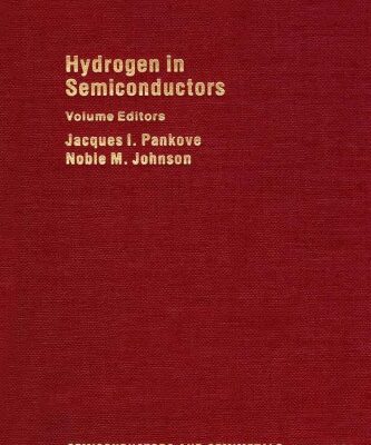 خرید و دانلود نسخه کامل کتاب Hydrogen in Semiconductors