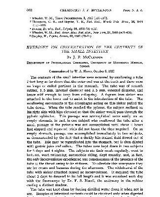 خرید و دانلود نسخه کامل کتاب Hydrogen Ion Concentration of the Contents of the Small Intestine (1920)(en)(2s)