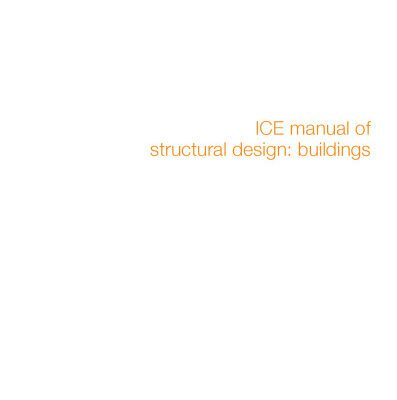 خرید و دانلود نسخه کامل کتاب ICE manual of structural design : buildings