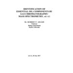 خرید و دانلود نسخه کامل کتاب Identification of essential oil components by gas chromatography/mass spectrometry