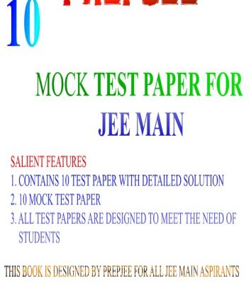 خرید و دانلود نسخه کامل کتاب IIT JEE Main Mock Test Papers