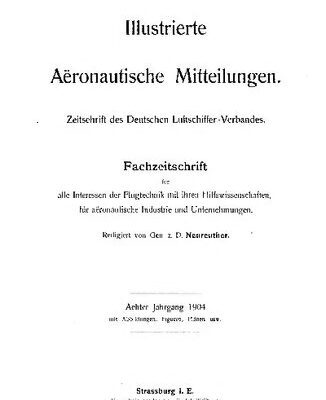 خرید و دانلود نسخه کامل کتاب Illustrierte Aeronautische Mitteilungen. Zeitschrift des Deutschen Luftschiffer-Verbandes