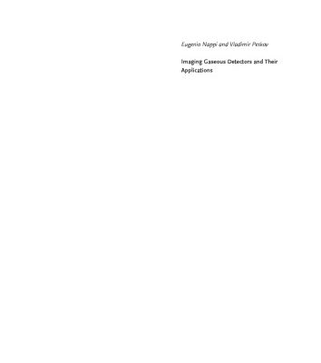 خرید و دانلود نسخه کامل کتاب Imaging Gaseous Detectors and Their Applications