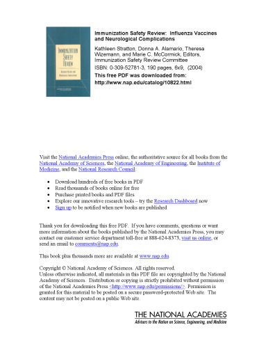 خرید و دانلود نسخه کامل کتاب Immunization Safety Review: Influenza Vaccines and Neurological Complications_68bc3bd91eec4.jpeg خرید و دانلود نسخه کامل کتاب Immunization Safety Review: Influenza Vaccines and Neurological Complications