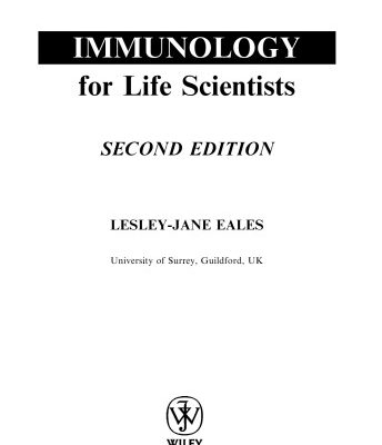 خرید و دانلود نسخه کامل کتاب Immunology For Life Scientists