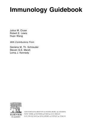 خرید و دانلود نسخه کامل کتاب Immunology Guidebook