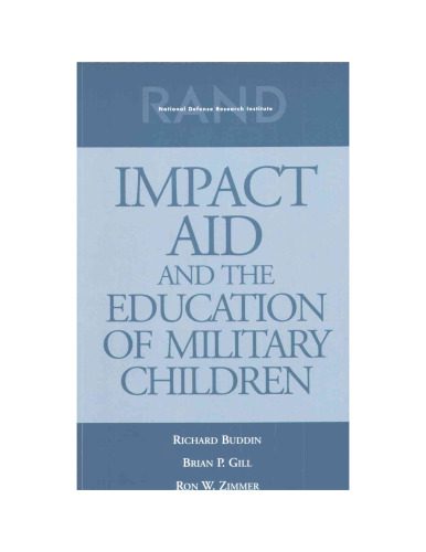 خرید و دانلود نسخه کامل کتاب Impact Aid and the Education of Military Children_68c8eb1d1598d.jpeg خرید و دانلود نسخه کامل کتاب Impact Aid and the Education of Military Children