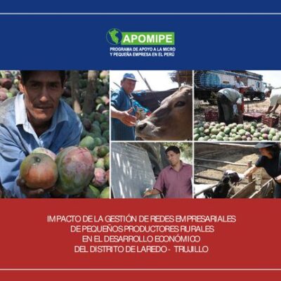 خرید و دانلود نسخه کامل کتاب Impacto de la gestión de redes empresariales de pequeños productores rurales en el desarrollo económico del distrito de Laredo – Trujillo (Perú). Aprendizajes Metodológicos de la Articulación Productiva y Comercial de las Redes Empresariales de Pequeños Artesanos y Artesanas en La Libertad