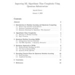 خرید و دانلود نسخه کامل کتاب Improving ML Algorithmic Time Complexity Using Quantum Infrastructure
