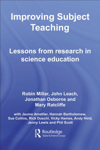 خرید و دانلود نسخه کامل کتاب Improving Subject Teaching: Lessons from research in science education_68c756a951d75.jpeg خرید و دانلود نسخه کامل کتاب Improving Subject Teaching: Lessons from research in science education