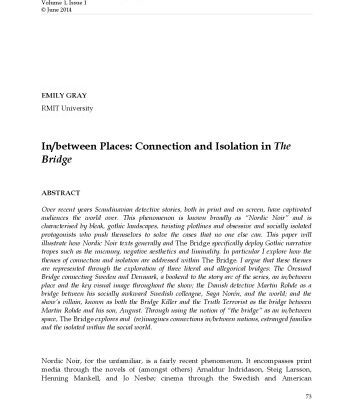 خرید و دانلود نسخه کامل کتاب In Between Places: Connection and Isolation in The Bridge