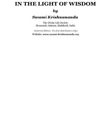 خرید و دانلود نسخه کامل کتاب In the Light of Wisdom: The Psychology, Philosophy and Practice of Yoga