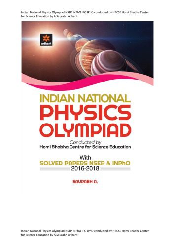 خرید و دانلود نسخه کامل کتاب Indian National Physics Olympiad Arihant Sourabh Chapter 9 Optics D C Pandey IIT JEE for NSEP INPhO IPO IPhO conducted by HBCSE Homi Bhabha Center for Science Education_68be4034025e2.jpeg خرید و دانلود نسخه کامل کتاب Indian National Physics Olympiad Arihant Sourabh Chapter 9 Optics D C Pandey IIT JEE for NSEP INPhO IPO IPhO conducted by HBCSE Homi Bhabha Center for Science Education