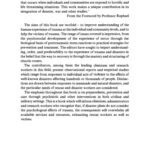 خرید و دانلود نسخه کامل کتاب Individual and Community Responses to Trauma and Disaster: the Structure of Human Chaos