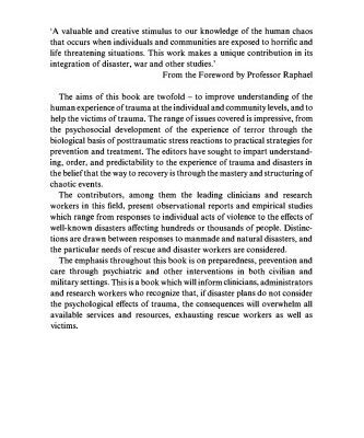 خرید و دانلود نسخه کامل کتاب Individual and Community Responses to Trauma and Disaster: the Structure of Human Chaos