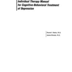 خرید و دانلود نسخه کامل کتاب Individual Therapy Manual for Cognitive – Behavioral Treatment of Depression