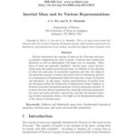 خرید و دانلود نسخه کامل کتاب Inertial Mass and its Various Representations