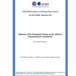 خرید و دانلود نسخه کامل کتاب Influence of the Emotional Climate on the Affective Organizational Commitment