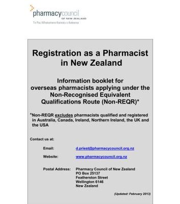 خرید و دانلود نسخه کامل کتاب Information booklet – Registration as a Pharmacist in New Zealand