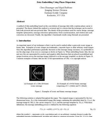 خرید و دانلود نسخه کامل کتاب Information Hiding: Second International Workshop, IH’98 Portland, Oregon, USA, April 14–17, 1998 Proceedings