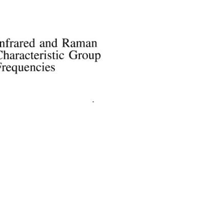 خرید و دانلود نسخه کامل کتاب Infrared and Raman characteristic group frequencies: tables and charts