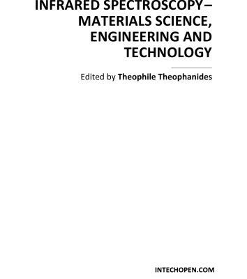 خرید و دانلود نسخه کامل کتاب Infrared spectroscopy – materials science, engineering and technology