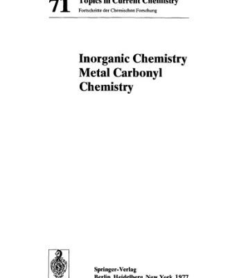 خرید و دانلود نسخه کامل کتاب Inorganic Chemistry, Metal Carbonyl Chemistry