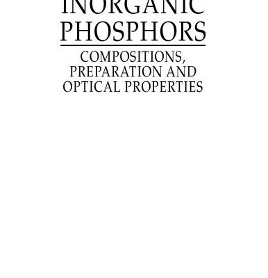 خرید و دانلود نسخه کامل کتاب Inorganic Phosphors: Compositions, Preparation and Optical Properties