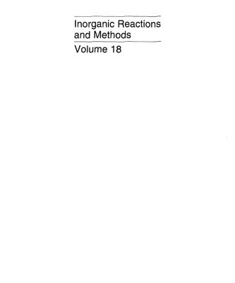 خرید و دانلود نسخه کامل کتاب Inorganic Reactions and Methods – Formation of Ceramics