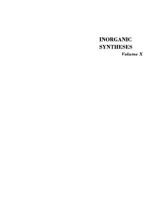 خرید و دانلود نسخه کامل کتاب Inorganic Syntheses, Volume 10