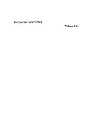 خرید و دانلود نسخه کامل کتاب Inorganic Syntheses