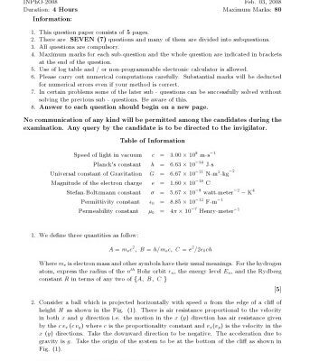 خرید و دانلود نسخه کامل کتاب INPhO 2008 Physics Question Paper from India Indian National Physics Olympiad
