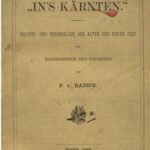 خرید و دانلود نسخه کامل کتاب “Ins Kärnten” Cultur- [Kultur-] und Reisebilder aus alter und neuer Zeit