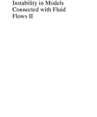 خرید و دانلود نسخه کامل کتاب Instability in models connected with fluid flows 2