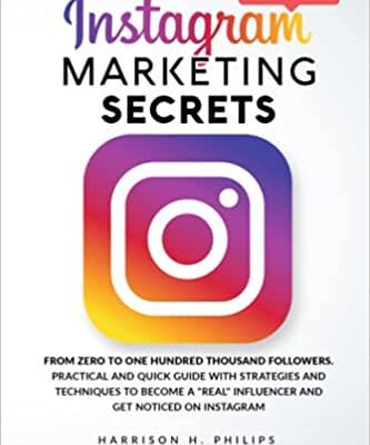 خرید و دانلود نسخه کامل کتاب Instagram Marketing Secrets: From Zero to One Hundred Thousand Followers. Practical and Quick Guide with Strategies  –   PDF