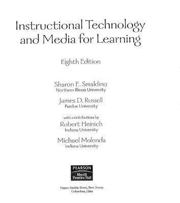 خرید و دانلود نسخه کامل کتاب Instructional Technology and Media for Learning