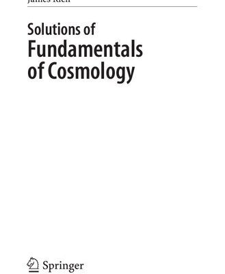 خرید و دانلود نسخه کامل کتاب Instructor Manual To Accompany Fundamentals of Cosmology, 2nd ed, second edition, 2e (Instructors Solutions) (Solution)