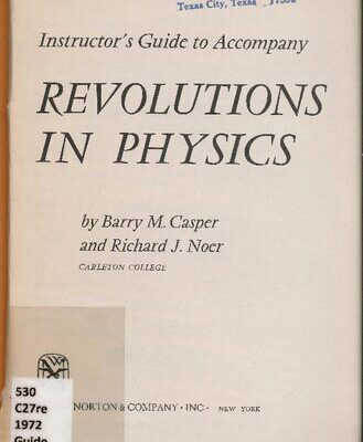 خرید و دانلود نسخه کامل کتاب Instructor’s guide to accompany Revolutions in Physics