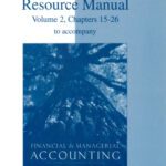 خرید و دانلود نسخه کامل کتاب Instructor’s Resource Manual, Volume 2, Chapters 15-26 to accompany Financial and Managerial Accounting: The Basis for Business Decisions, Thirteenth Edition