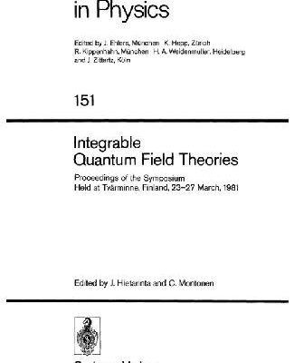 خرید و دانلود نسخه کامل کتاب Integrable Quantum Field Theories
