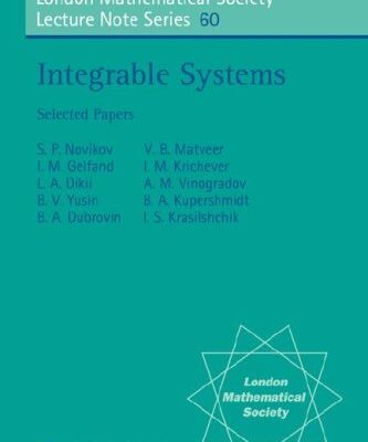 خرید و دانلود نسخه کامل کتاب Integrable Systems