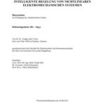 خرید و دانلود نسخه کامل کتاب Intelligente Regelung von nichtlinearen elektromechanischen Systemen