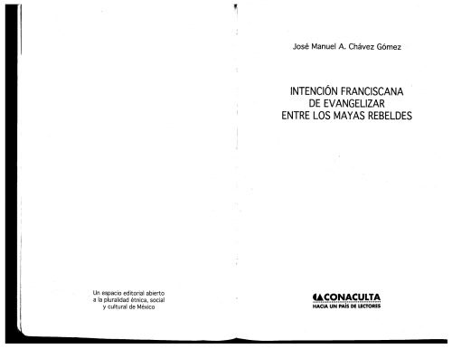 خرید و دانلود نسخه کامل کتاب Intención franciscana de evangelizar entre los mayas rebeldes_68c49103068ae.jpeg خرید و دانلود نسخه کامل کتاب Intención franciscana de evangelizar entre los mayas rebeldes