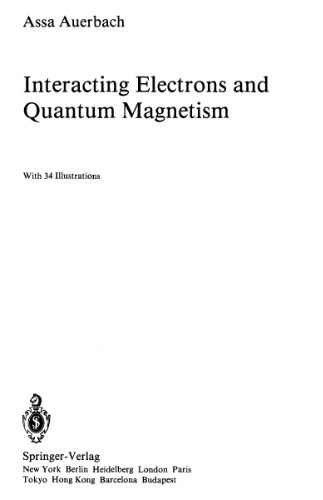 خرید و دانلود نسخه کامل کتاب Interacting electrons and quantum magnetism_68bf2a8b39aa7.jpeg خرید و دانلود نسخه کامل کتاب Interacting electrons and quantum magnetism