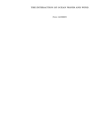 خرید و دانلود نسخه کامل کتاب Interaction of ocean waves and wind
